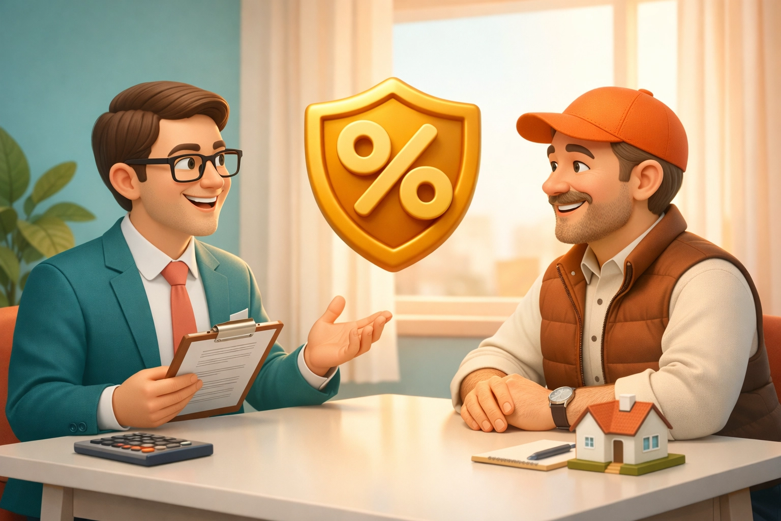 Professional advisor discussing tax penalty mitigation with a rental property landlord.