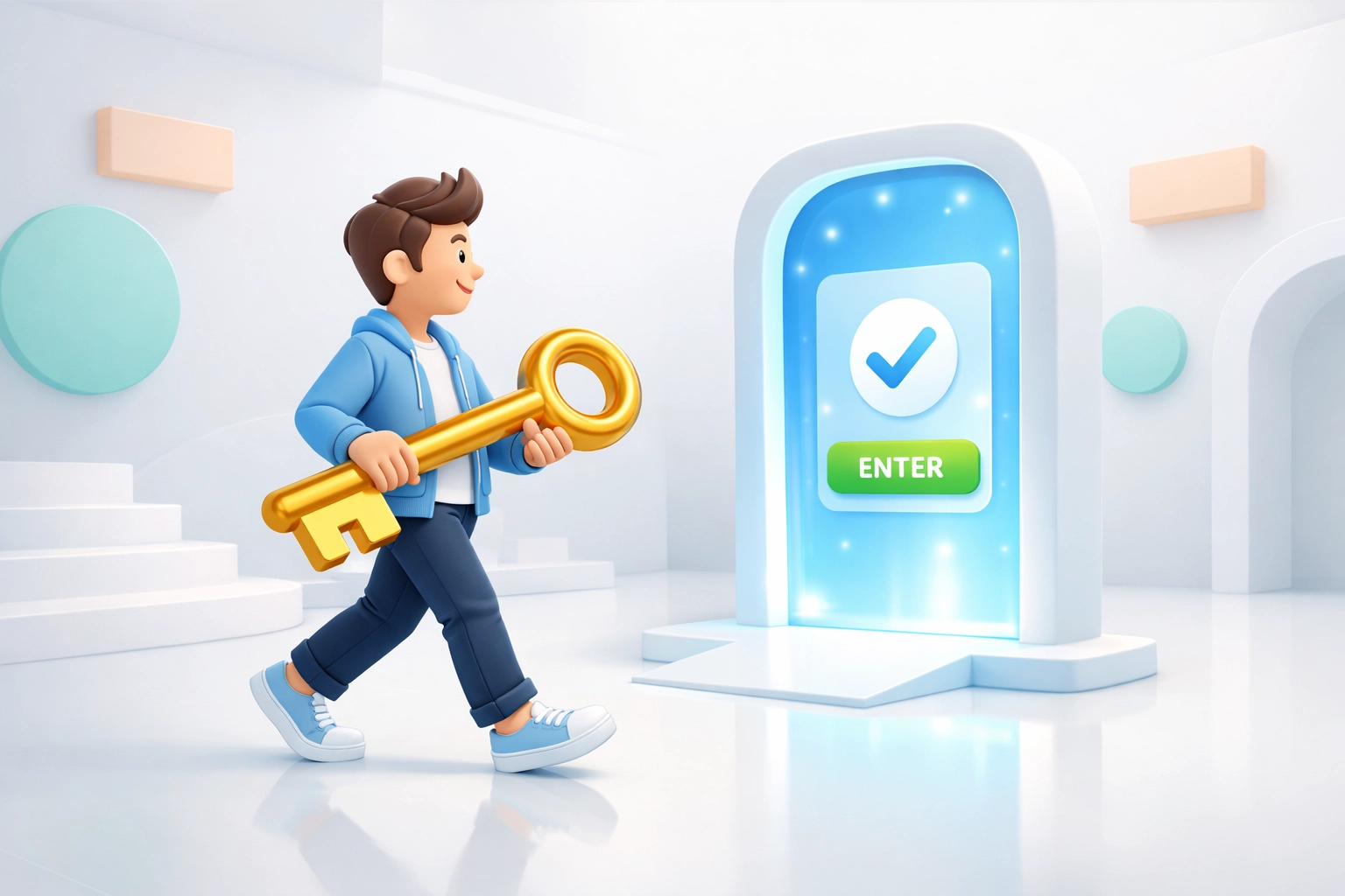 A person holding a key to represent obtaining a UTR for UK tax registration and Self-Assessment.