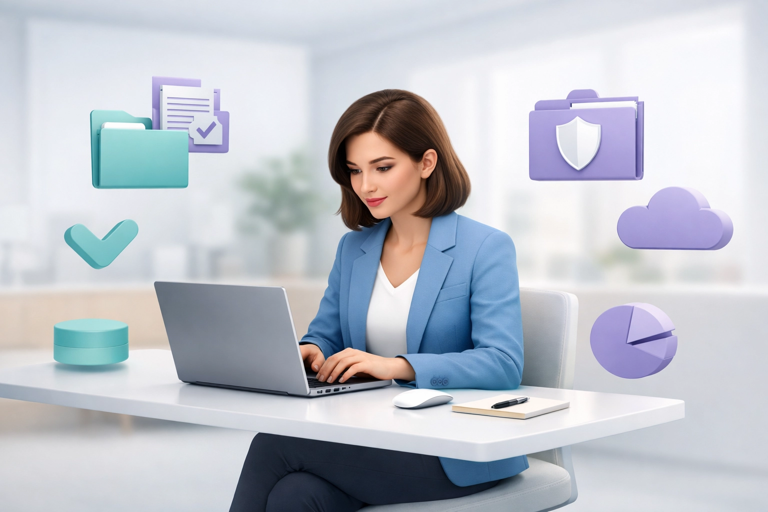 A tax professional organizing records to file a UK split year treatment claim via the SA109 form.