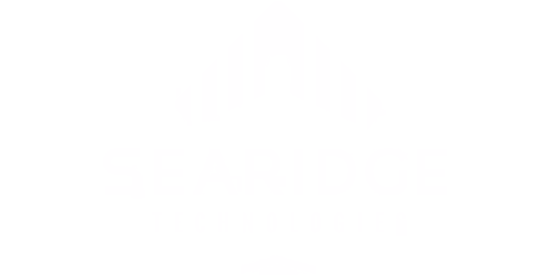 Searidge Technologies logo in white