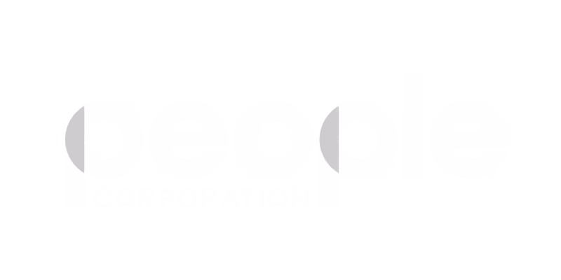 People Corporation logo in white