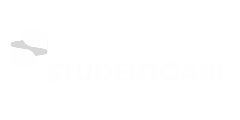 Studentcare logo in white