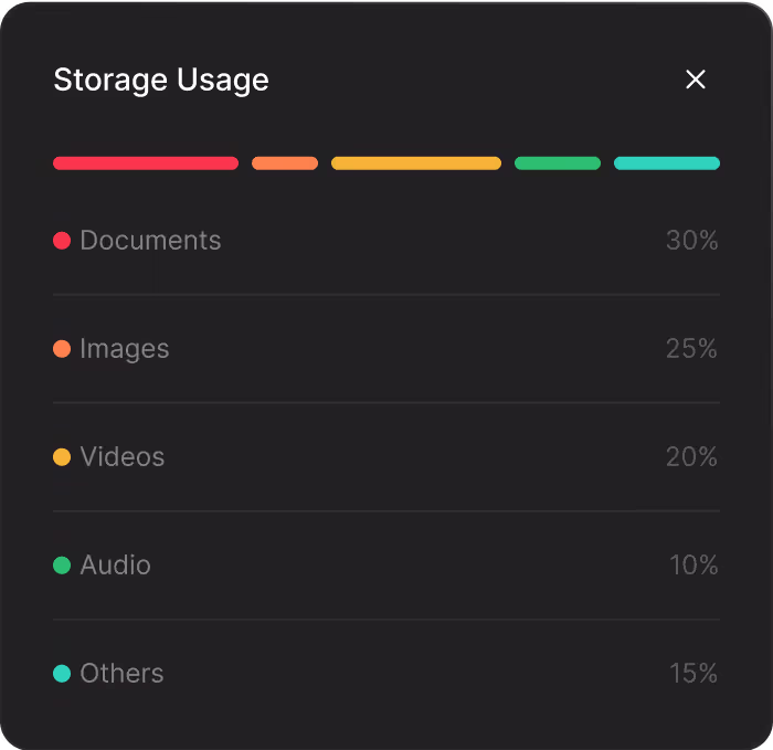 A feature of the product