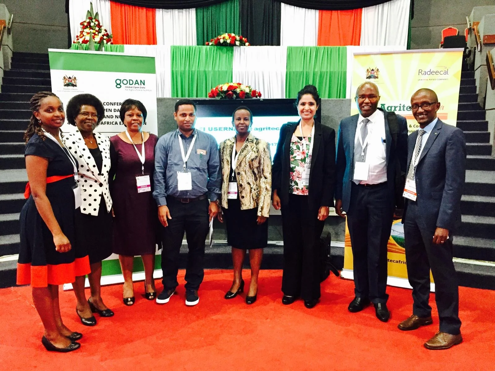 Dr Minha Rajput-Ray delivering a keynote at the GODAN Ministerial Conference, Nairobi, Kenya, 2017