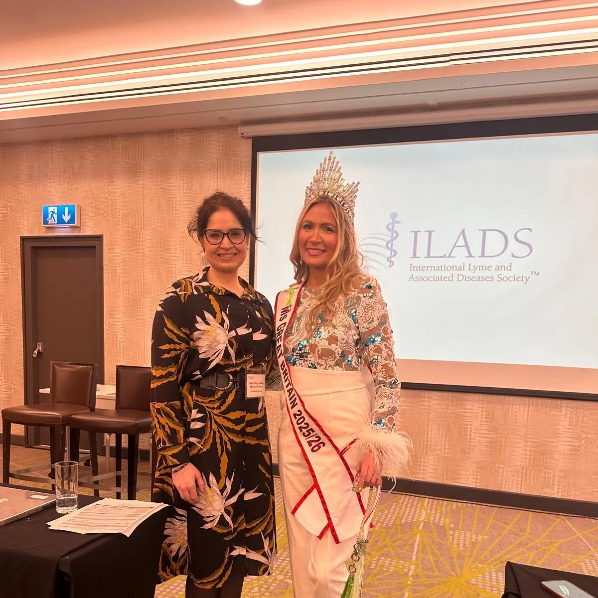 Dr Minha Rajput-Ray at the ILADS European Scientific Conference on Lyme disease, London, 2026