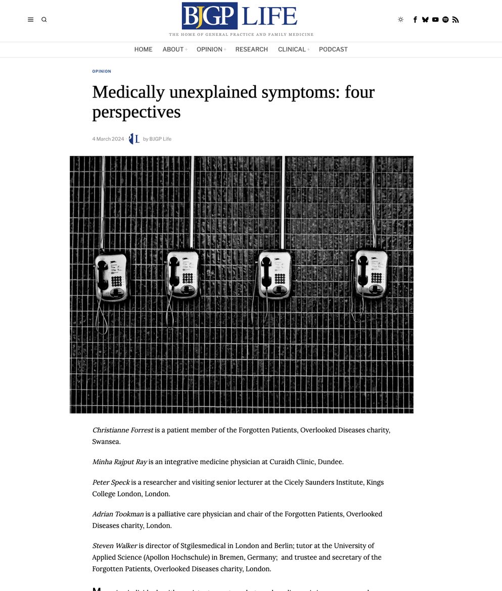 Medically unexplained symptoms: four perspectives