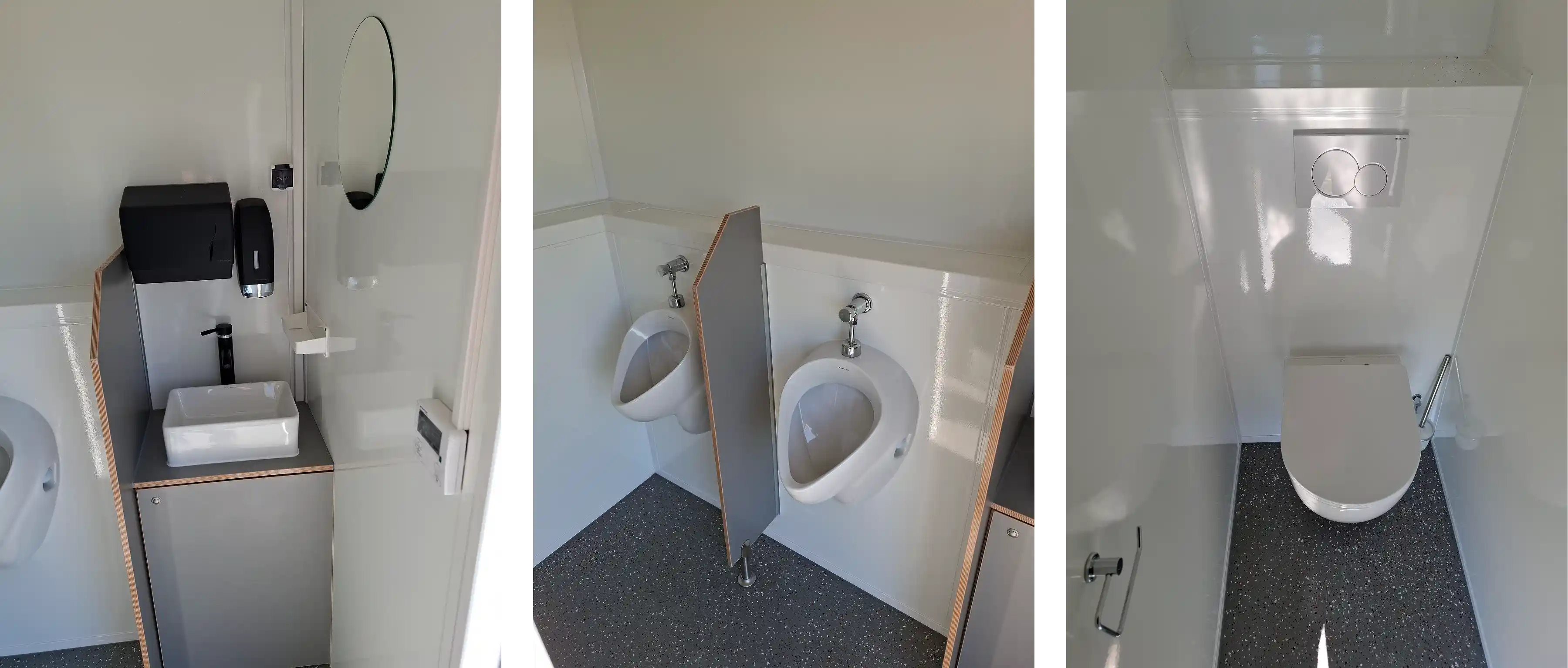 Toiletwagen Roefs Trailers interieur