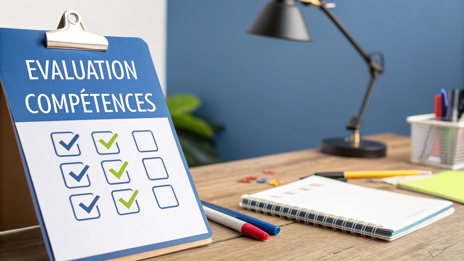 Une équipe examine des notes et des CV autour d'une table, prenant une décision de recrutement.