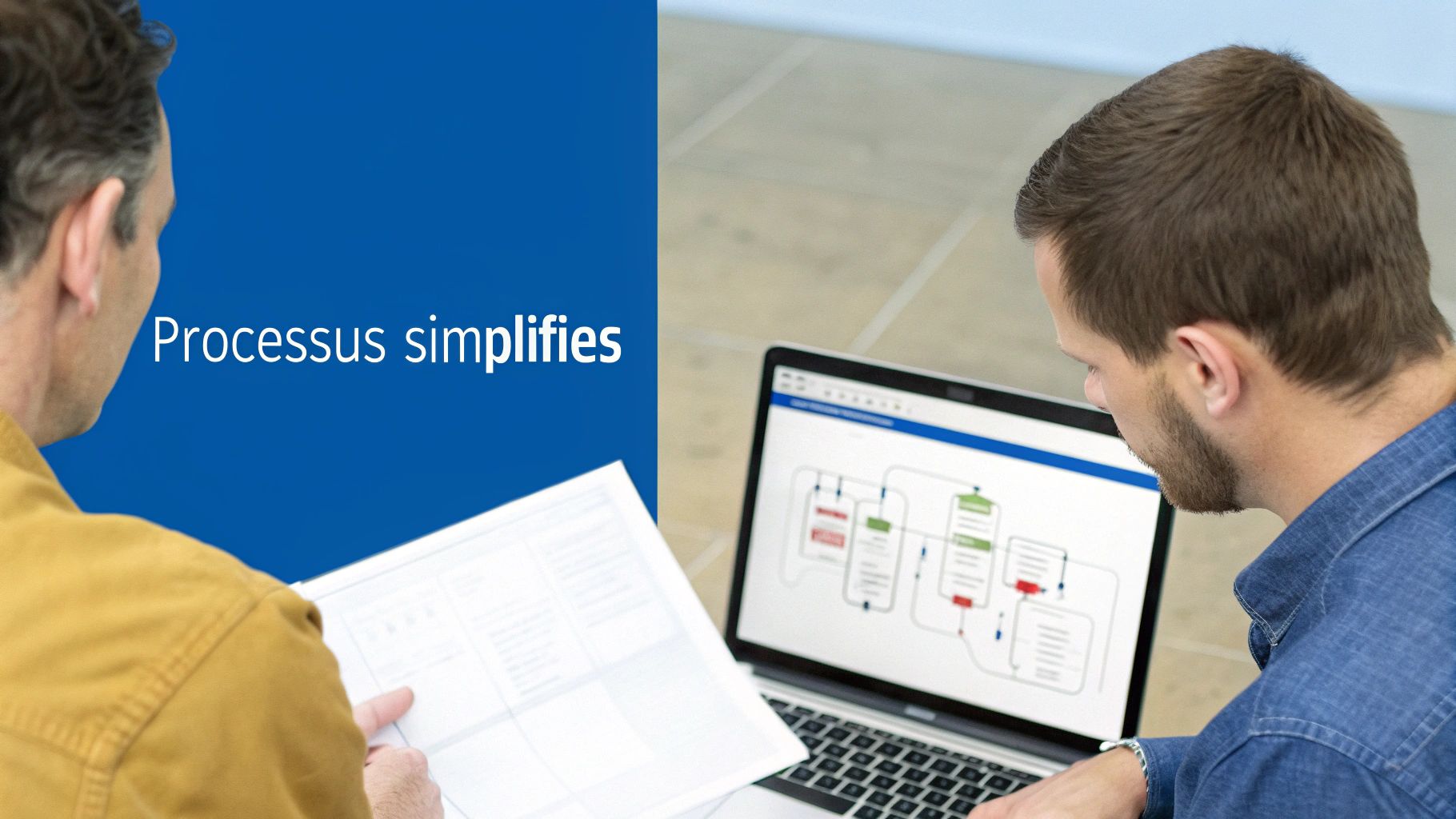 Une personne dessinant de nouvelles stratégies de processus sur un tableau blanc