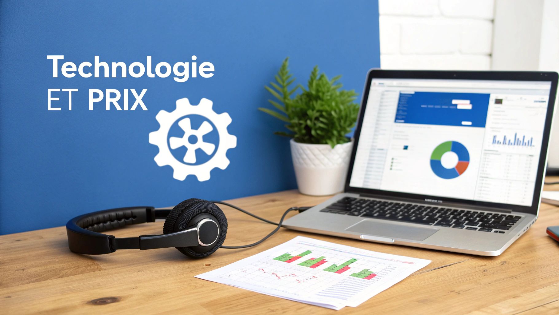 Une personne utilisant un ordinateur portable avec des icônes technologiques autour, illustrant l'impact digital sur le secrétariat.