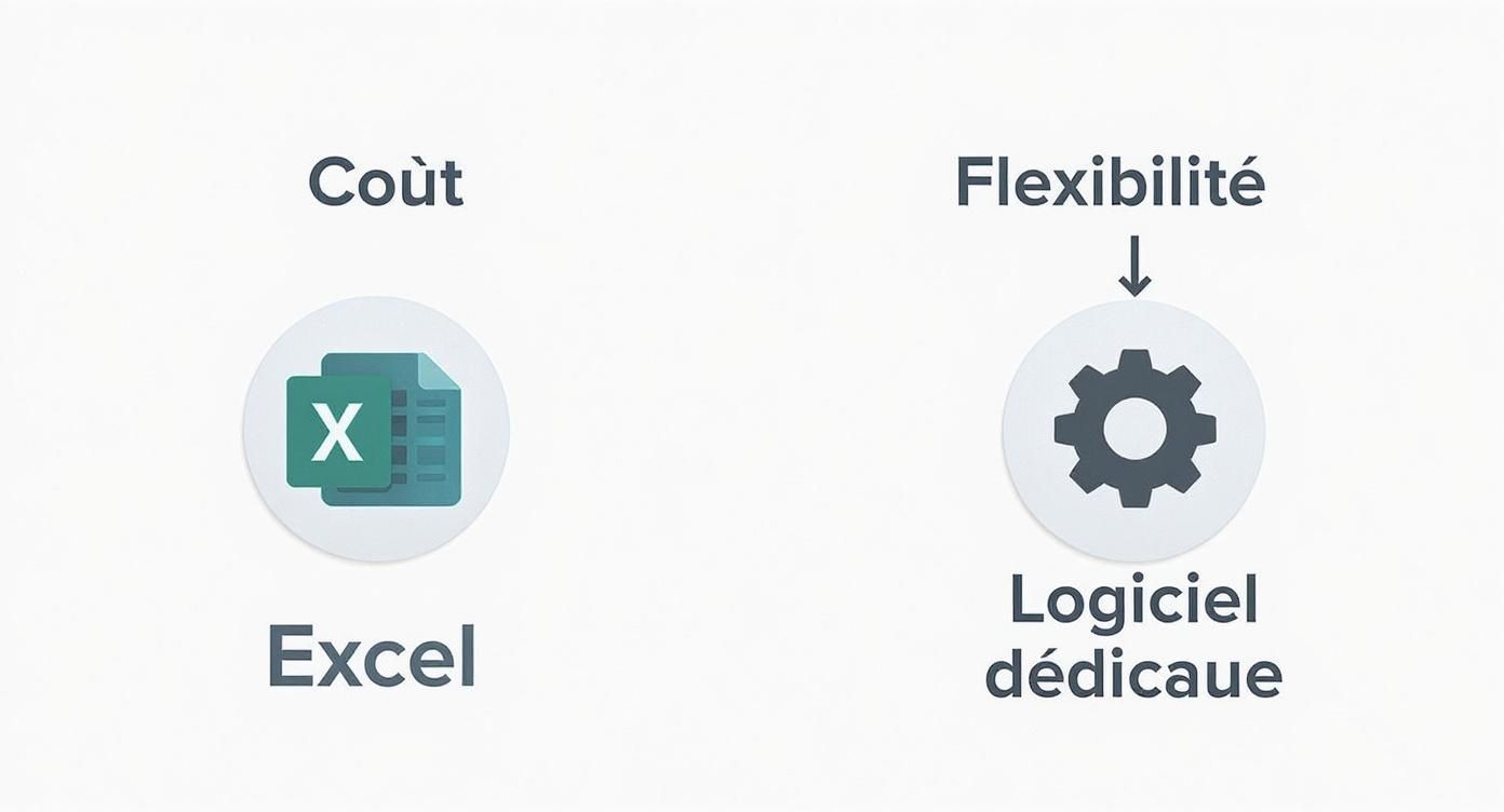 Infographic about faire un planning excel