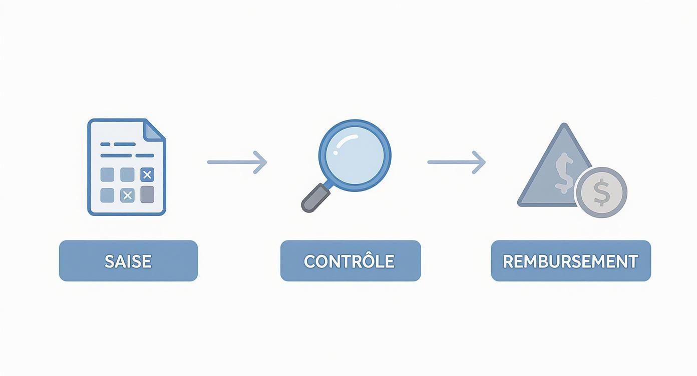Infographic about note de frais sur excel