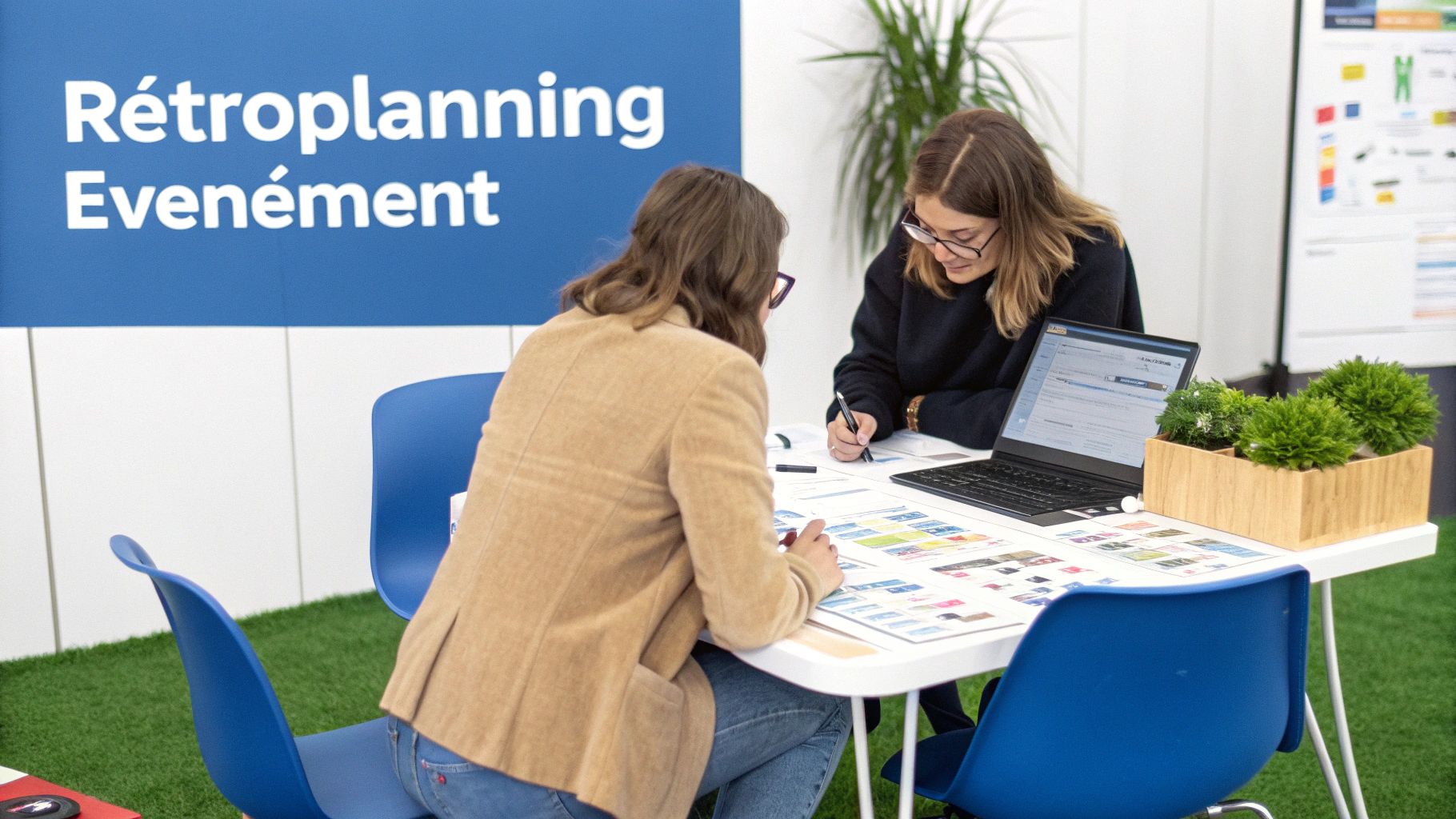 Exemple 1 : Rétroplanning pour un Événement d'Entreprise