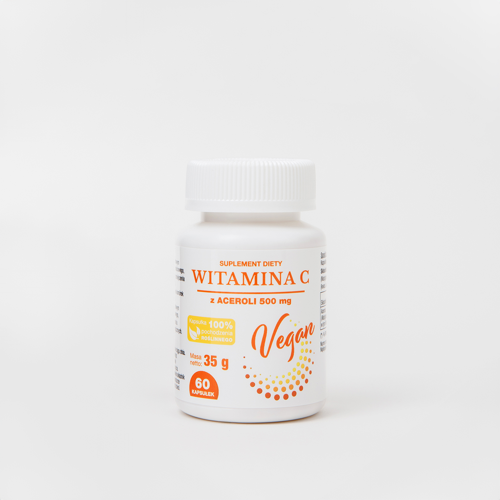 Witamina C 500 mg Vegan Gorvita — źródło witaminy C z aceroli na odporność