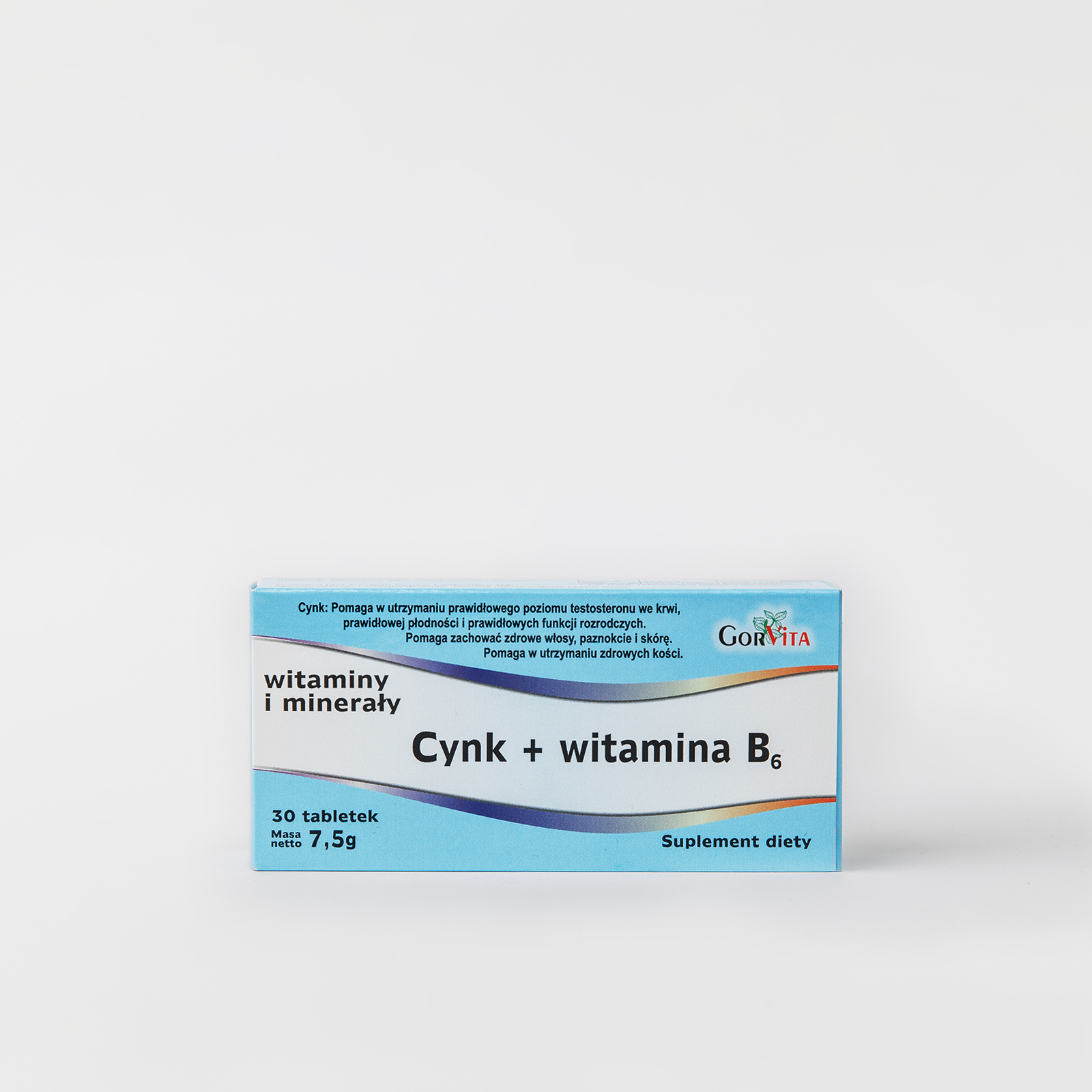 Cynk + Witamina B6 Gorvita — wspiera odporność, zdrową skórę i metabolizm