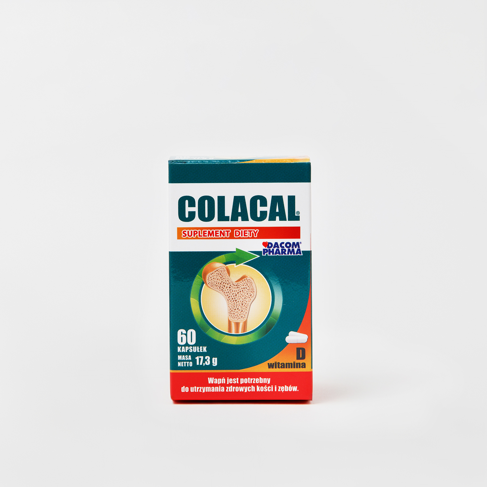 Colacal Gorvita — kolagen z wapniem i witaminą D na zdrowe kości i zęby