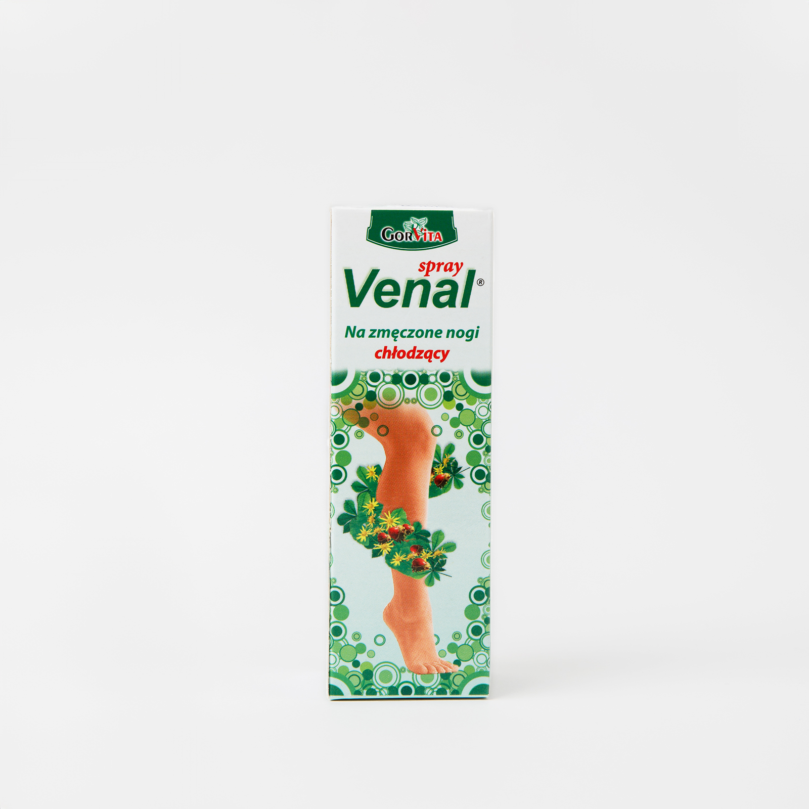 Venal Spray Gorvita — chłodzący spray na przemęczone nogi