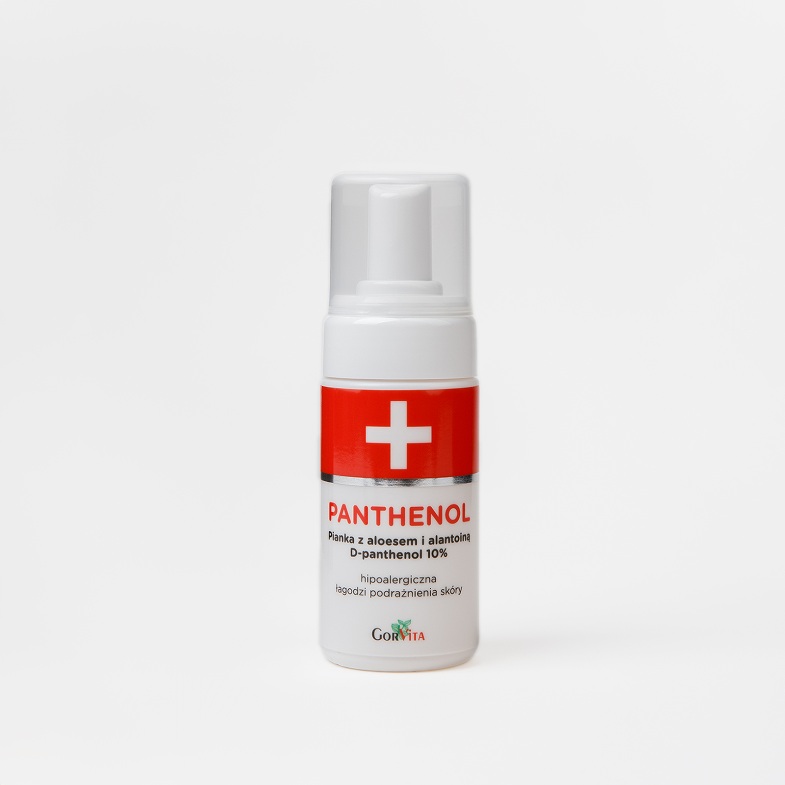 Panthenol Pianka Gorvita — chłodząca pianka łagodząca podrażnienia skóry