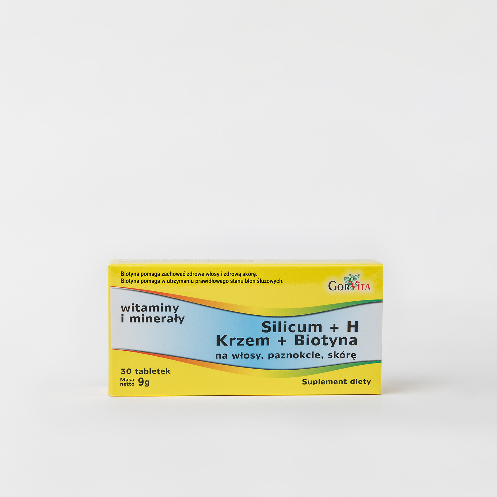 Silicum + H Krzem + Biotyna Gorvita — na zdrowe włosy, paznokcie i skórę