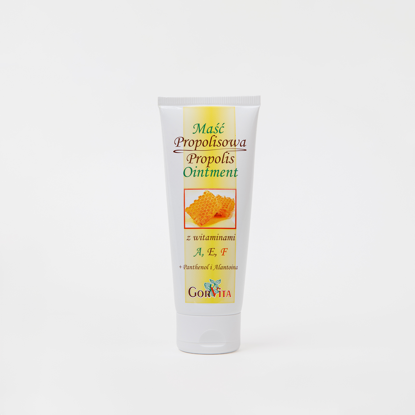 Maść Propolisowa 10% Gorvita — propolis z witaminami A, E, F na regenerację skóry
