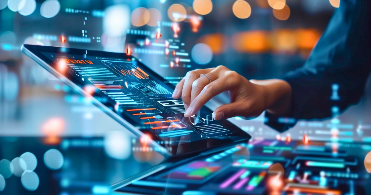 a hand touching a screen to set ssai requirements