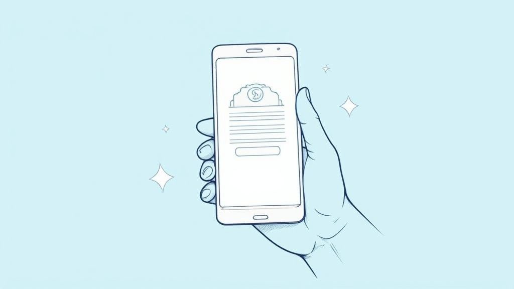 Infographic with statistics and tips for mobile-first email design