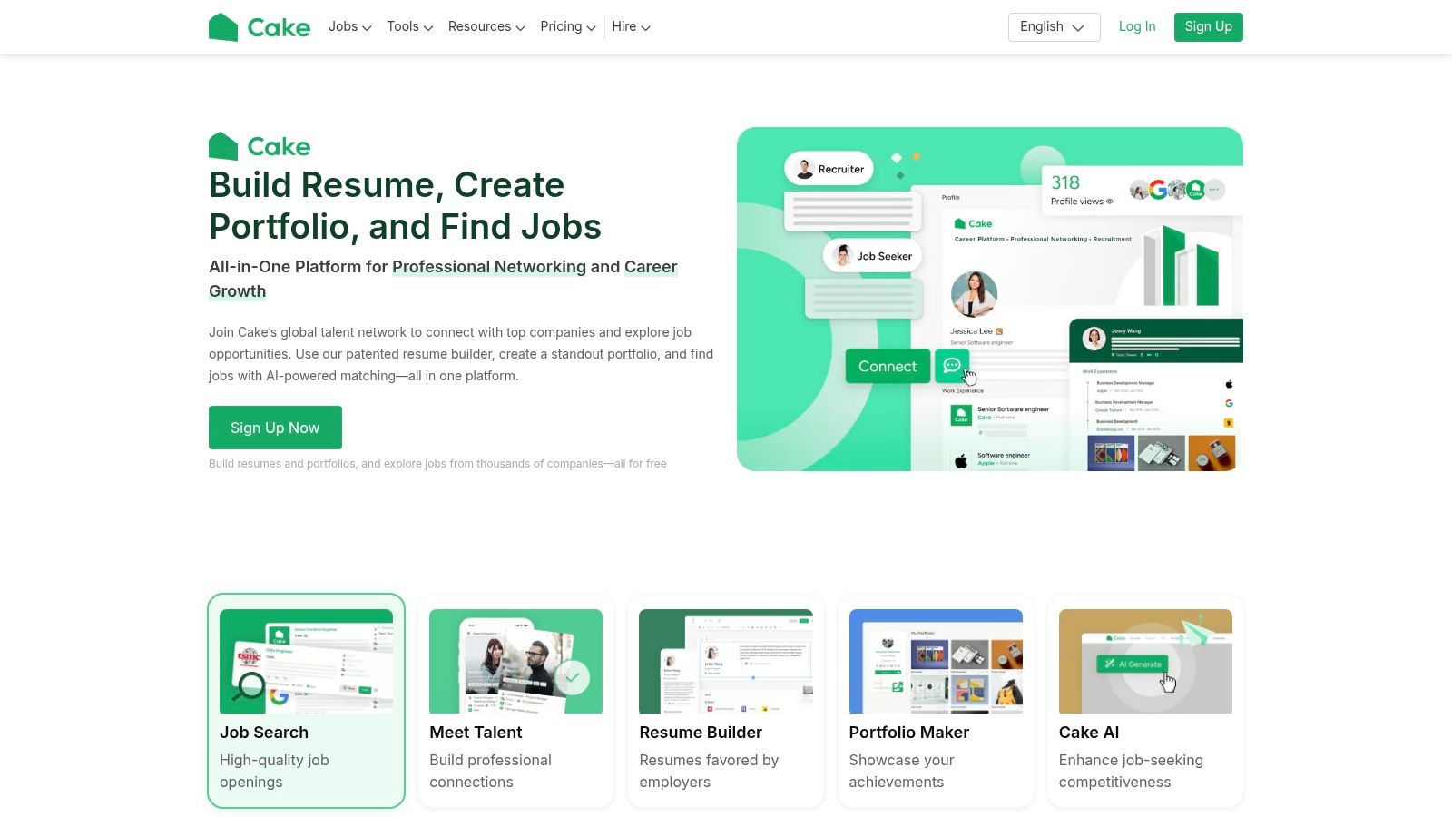 Cake (formerly CakeResume)
