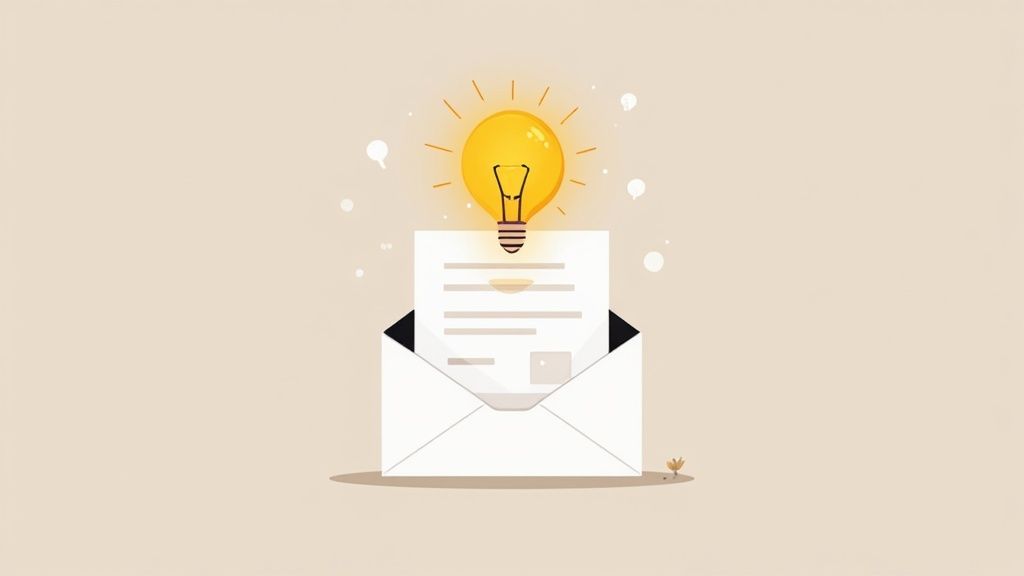 Infographic detailing the key elements of The Value-Add Follow-Up email.