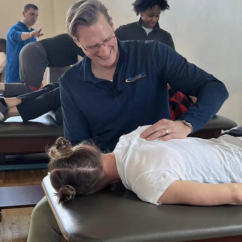 dan helping patient physical therapy - pt page