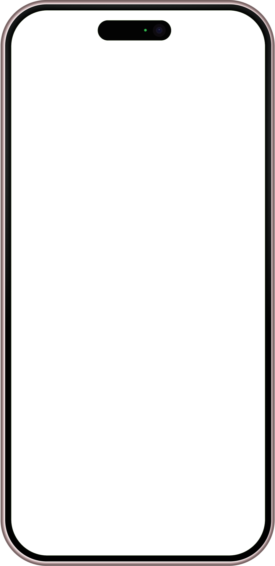 Mockup de um iPhone