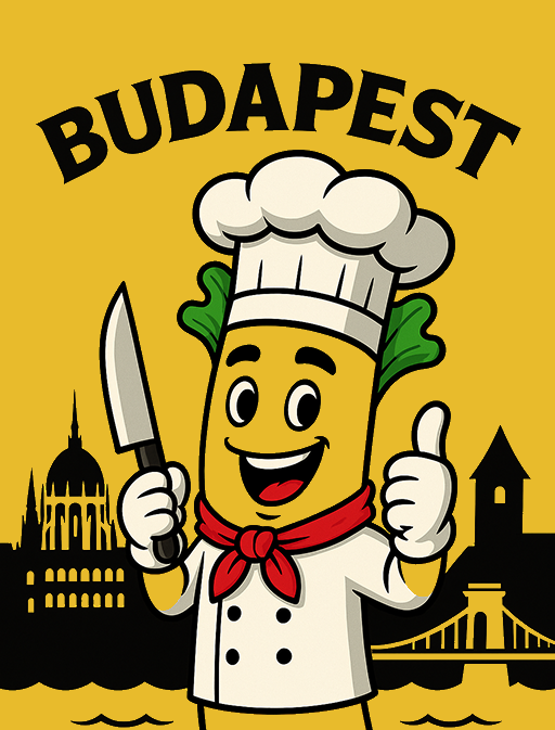 Budapest fast food restaurant in city center