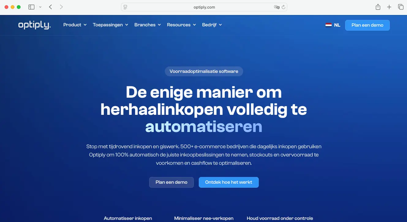 De beste replenishment software tools: Optiply voor 100% geautomatiseerde replenishment