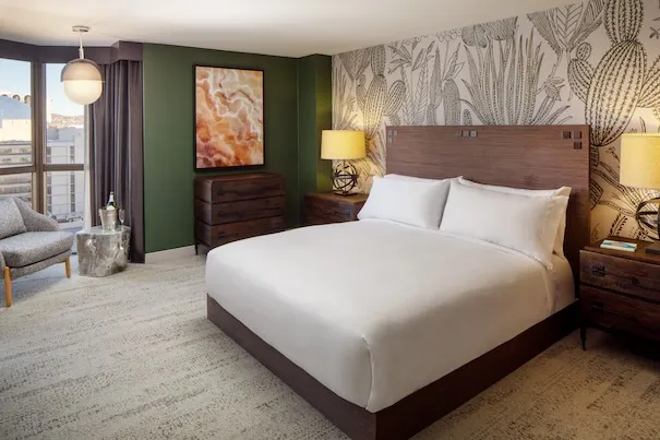 King suite at Whitney Peak Hotel