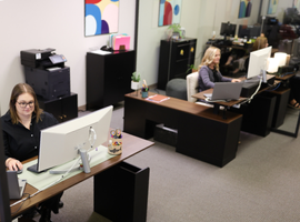 image of team discussion (for a hr tech)