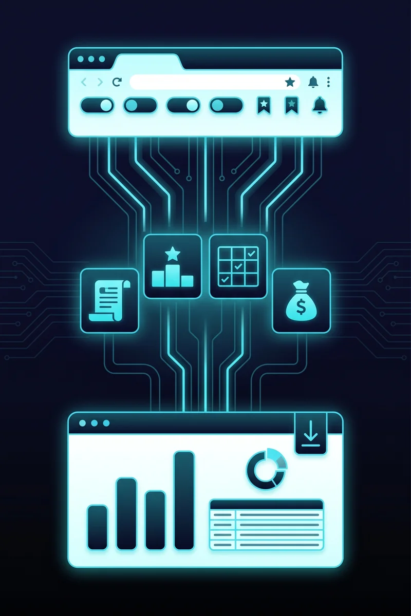AI-enriched legislator profile dashboard combining voting records, campaign finance graphs, and lobbying connection networks