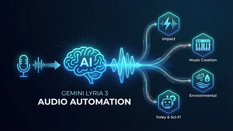 Gemini Lyria 3 Audio Automation for Effortless Sound Effects
