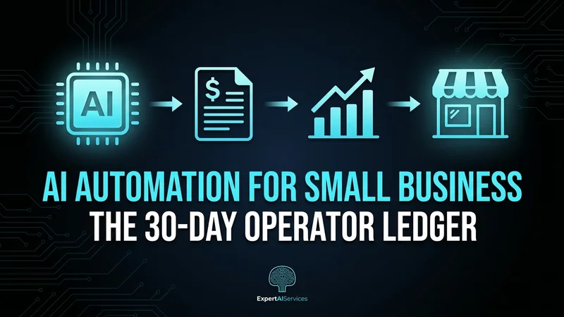 AI Automation for Small Business: The 30-Day Operator Ledger