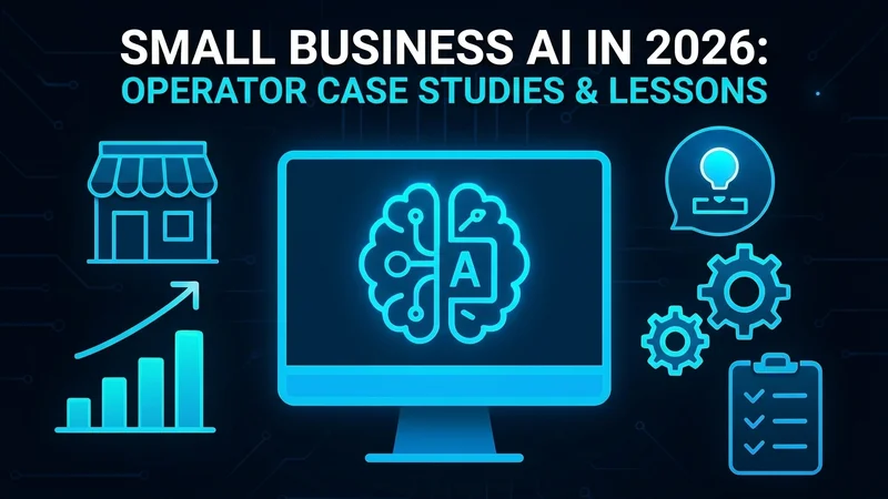 Small Business AI in 2026: Operator Case Studies & Lessons
