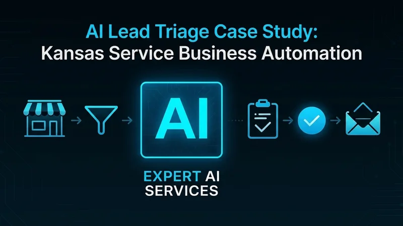 AI Lead Triage Case Study: Kansas Service Business Automation