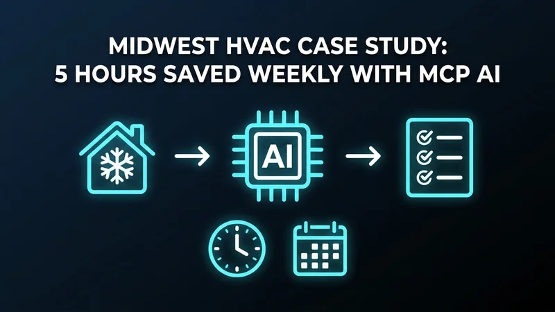 Midwest HVAC Case Study: 5 Hours Saved Weekly With MCP AI
