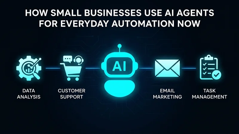 How Small Businesses Use AI Agents for Everyday Automation Now