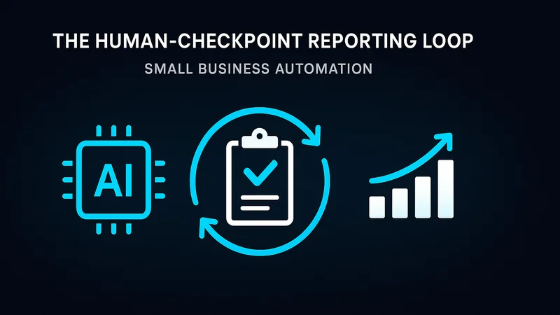The Human-Checkpoint Reporting Loop: Small Business Automation