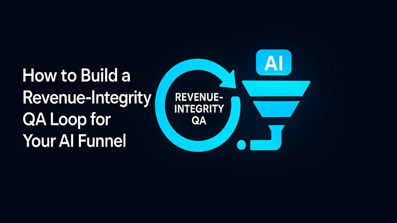 How to Build a Revenue-Integrity QA Loop for Your AI Funnel
