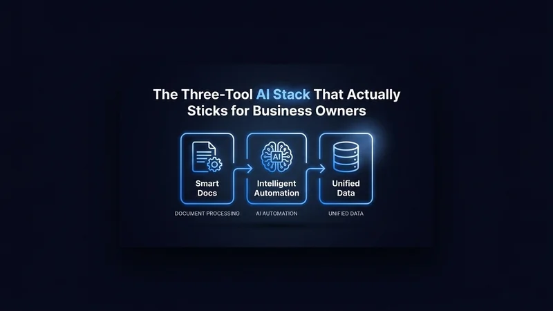 The Three-Tool AI Stack That Actually Sticks for Business Owners