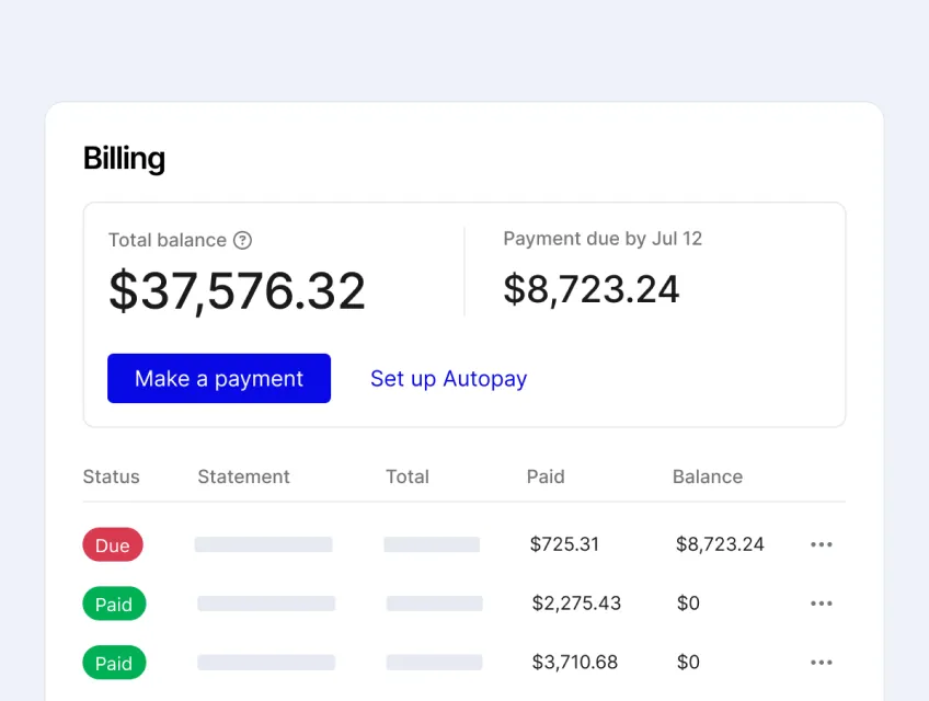 business loding pricing on Hotel Engine dashboard