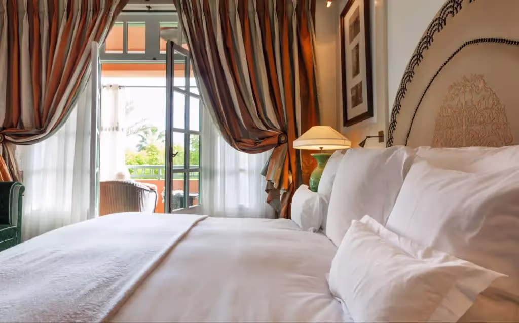 Business travel hotel room