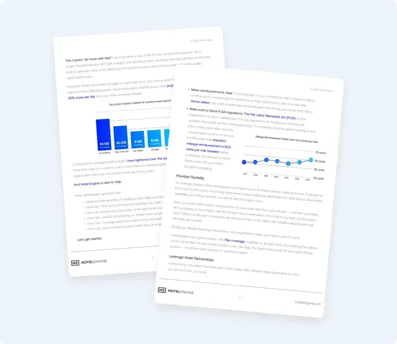 book pages from 4 Simple Ways to Build a Cost-Effective Construction Travel Plan