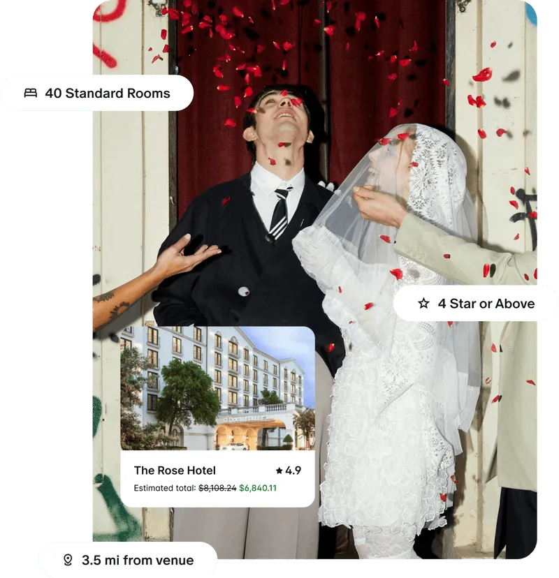 A traveler sitting with a luggage