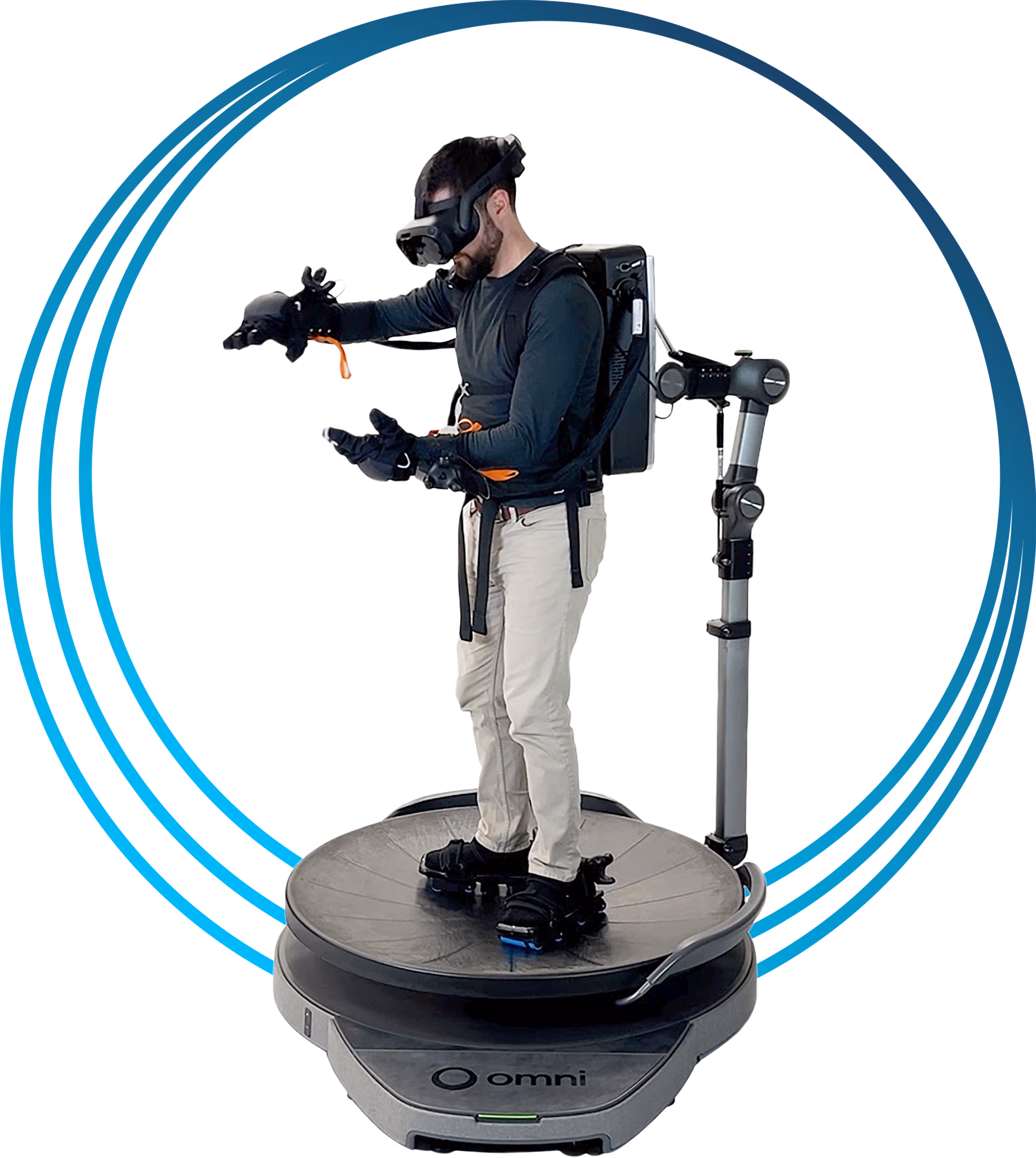 An Image of someone walking on the Nexus System.