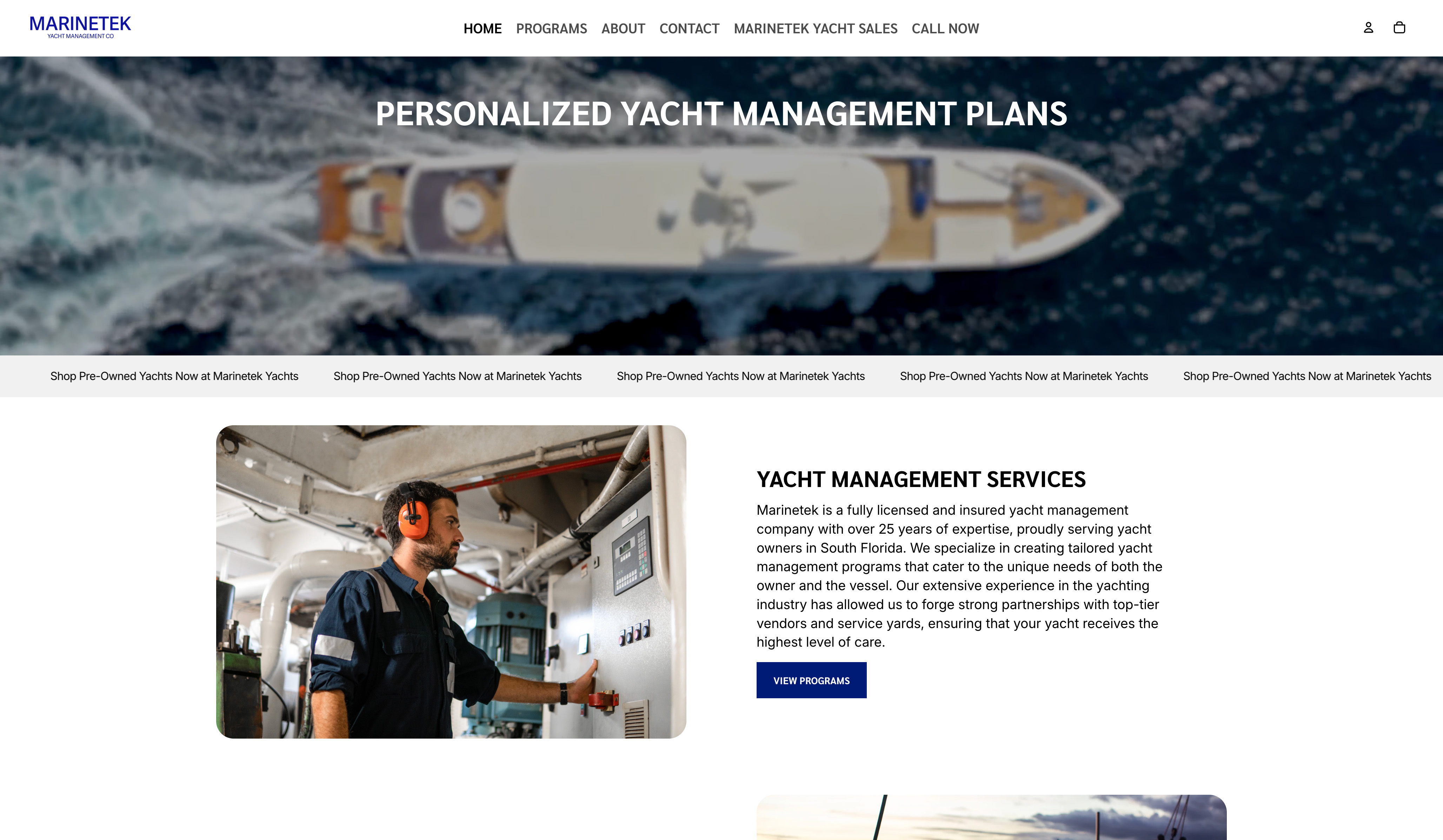marinetekyachts.com preview